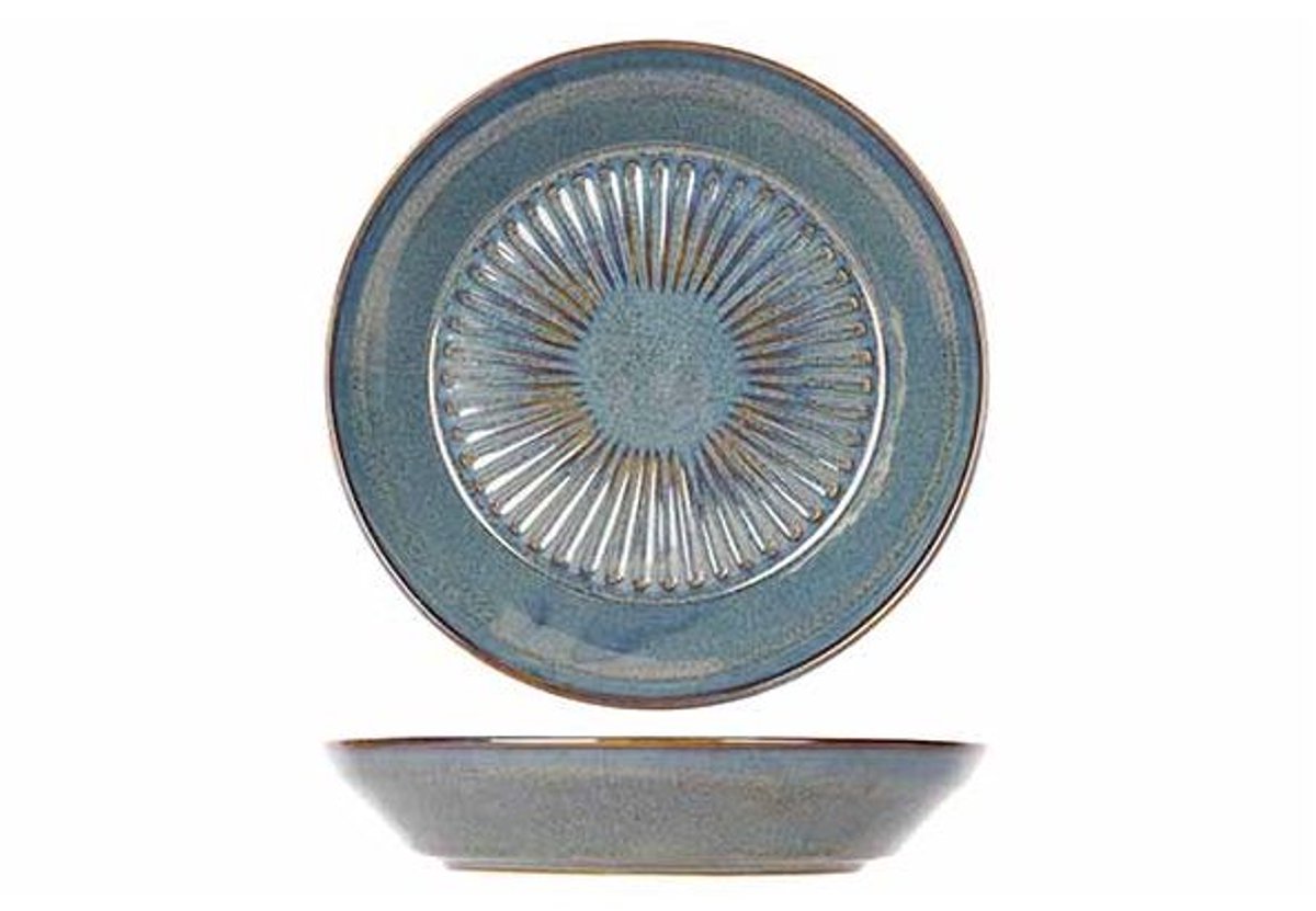 Solas Blauw Diep Bord D19cm