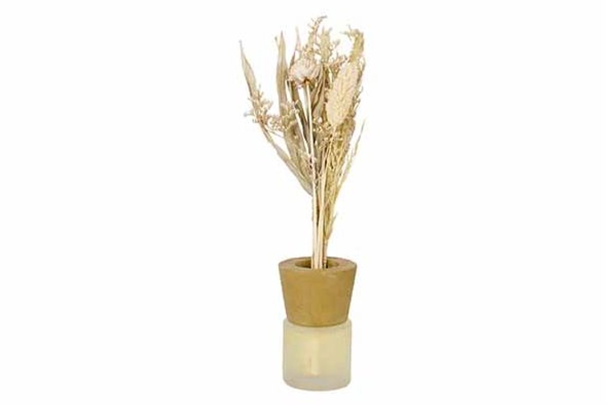 Geurdiffuser Lemon Grass Natuur 50ml 9x7 Xh27cm Glas
