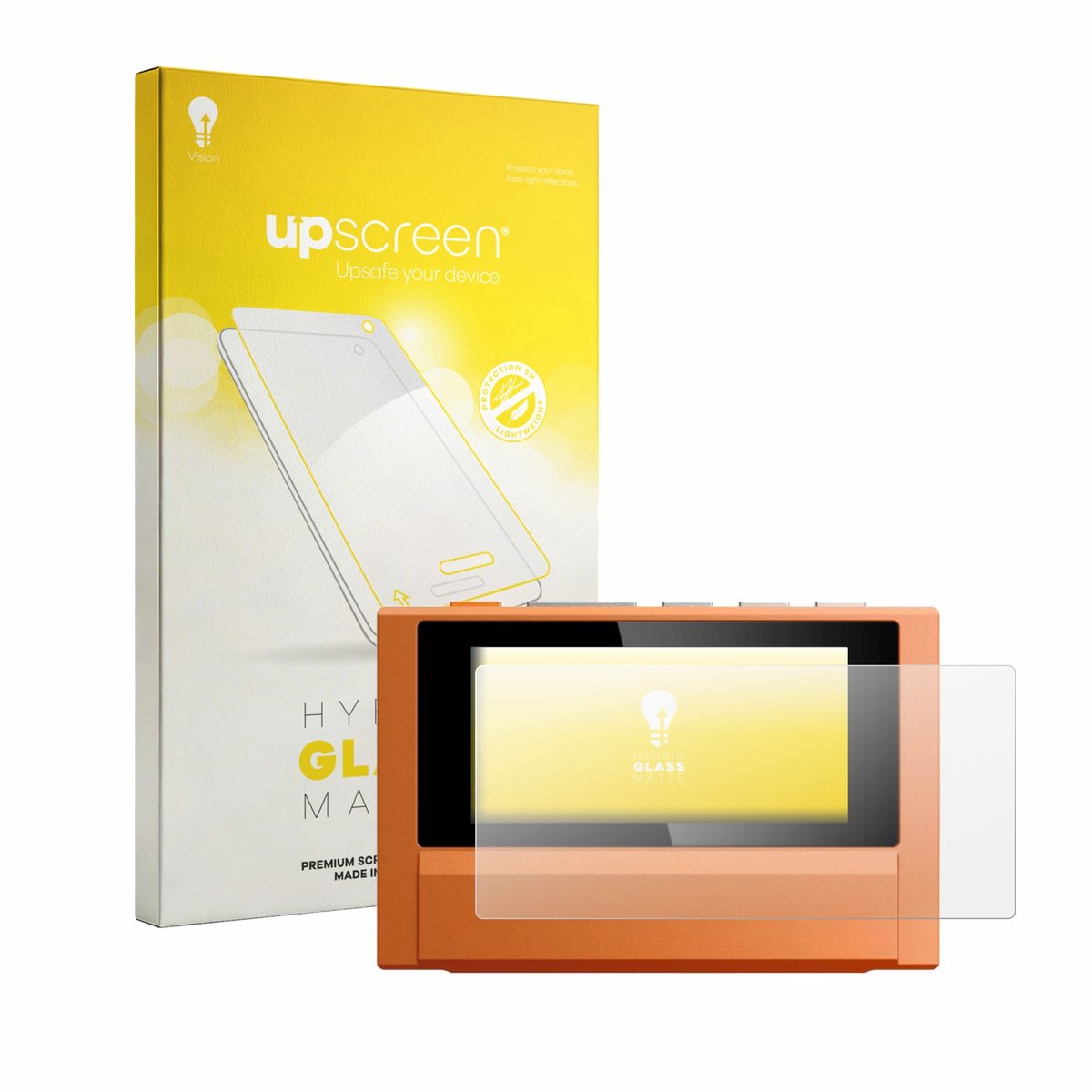 upscreen - Screenprotector voor FiiO SnowSky Echo - Folie Beschermfolie Beschermglas matte