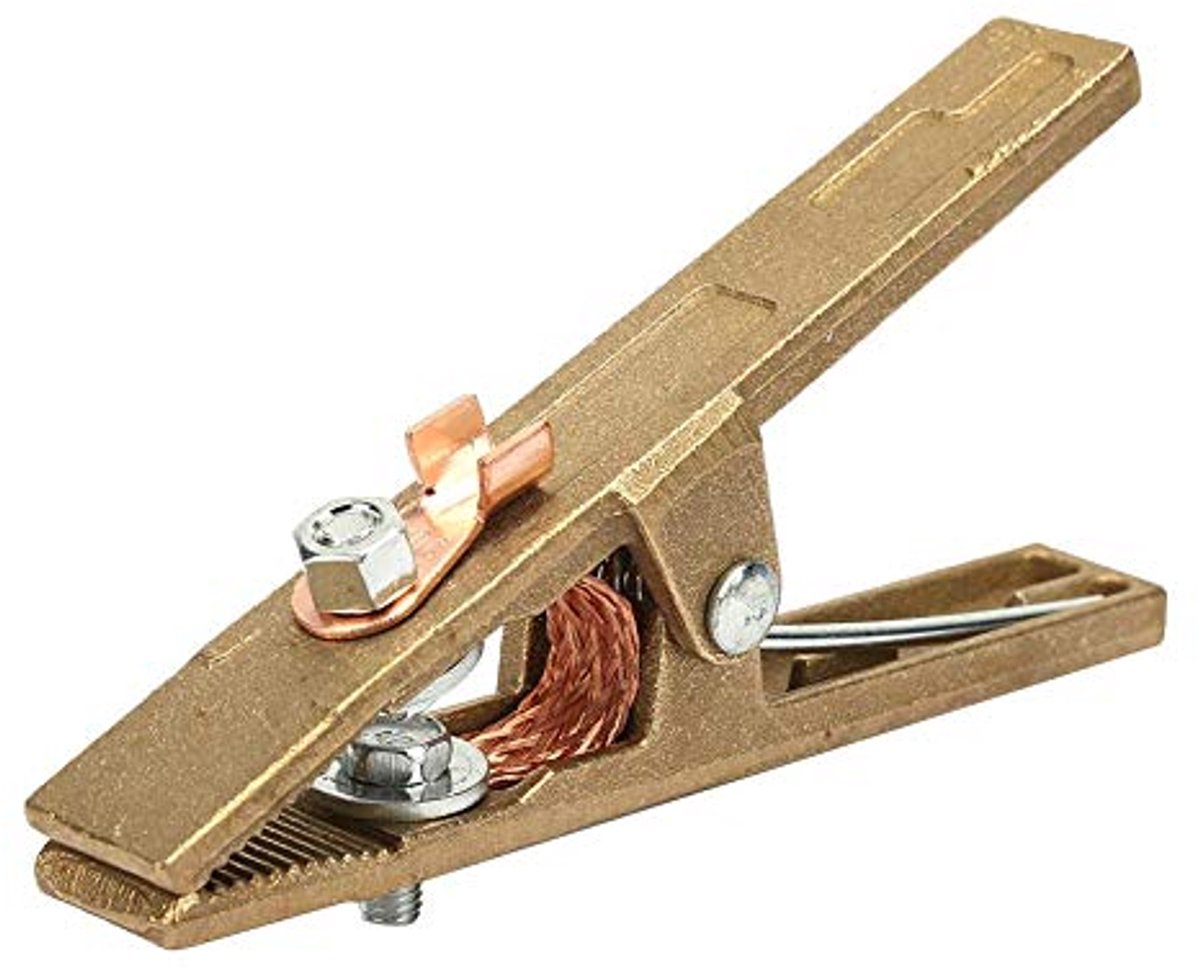 260/300 / 500A messing A-vorm aardingsklem laskabel koperen klem voor lasapparaat (300A)