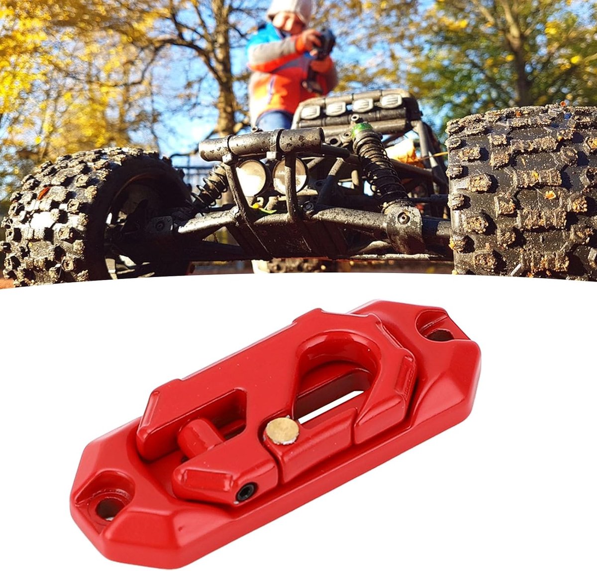 RC Car, hoogwaardig metaal, duurzaam en veilig, RC-auto, 1/10, 1/8,绞盘导引, voor modelbouwers en hobbyisten