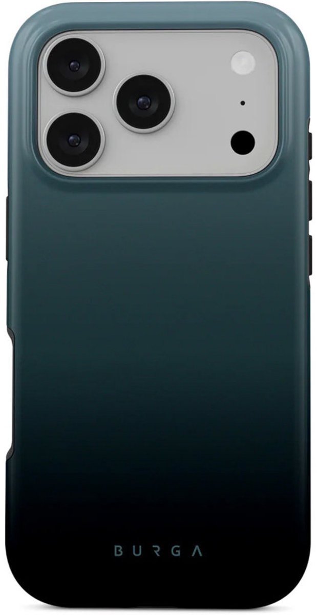 Burga Hoesje geschikt voor Apple iPhone 17 Pro MagSafe Telefoonhoesje Hardcase | Burga Tough Backcover Shockproof | Geschikt voor MagSafe | Geschikt voor Draadloos Opladen met Magnetische Ring | Geschikt voor MagSafe Case - Black Hole | Zwart