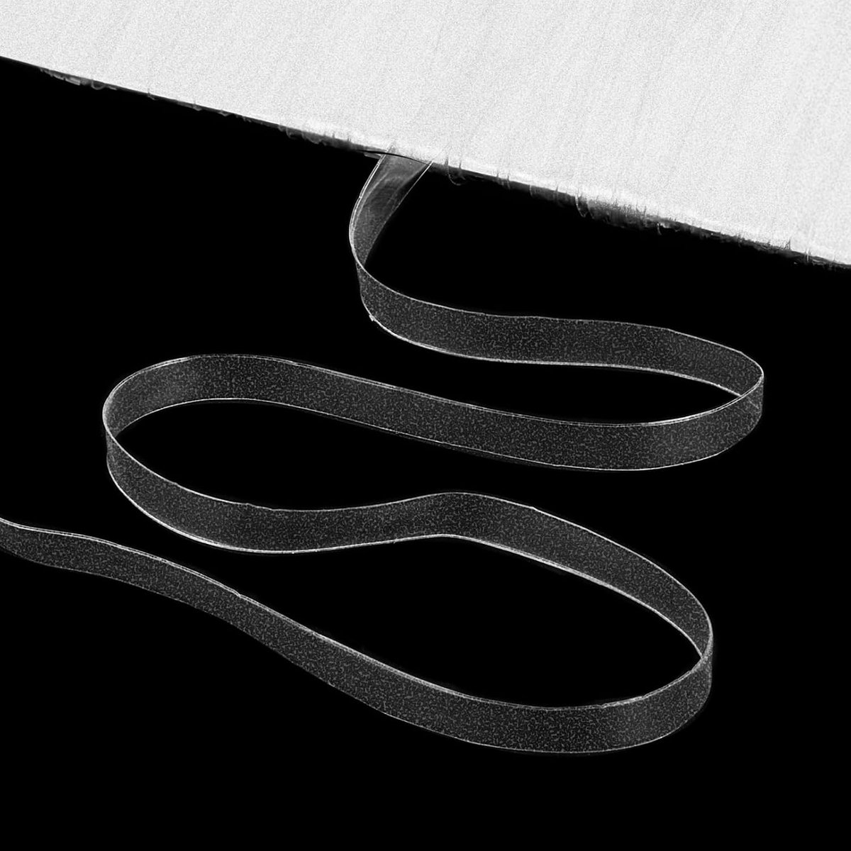 Elastische bandjes, 63,5 cm en 1 cm, transparante elastische bandjes voor onzichtbare beha, matte beha-bandjes