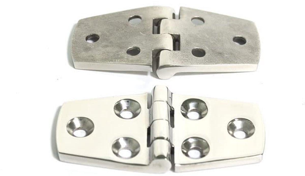 Deurscharnier Marine Grade 316 Rvs Met Schroeven Accessoire Voor Boot Deur Reparatie Vervanging