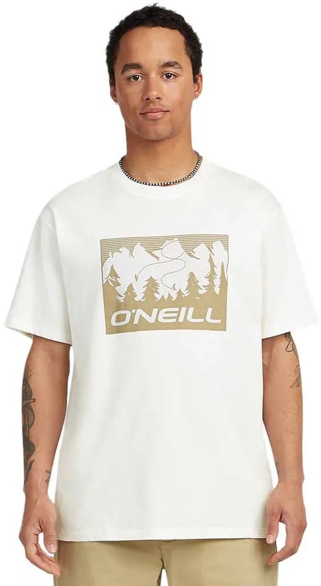 O´neill Must-have Front Print T-shirt Met Korte Mouwen L Man Wit