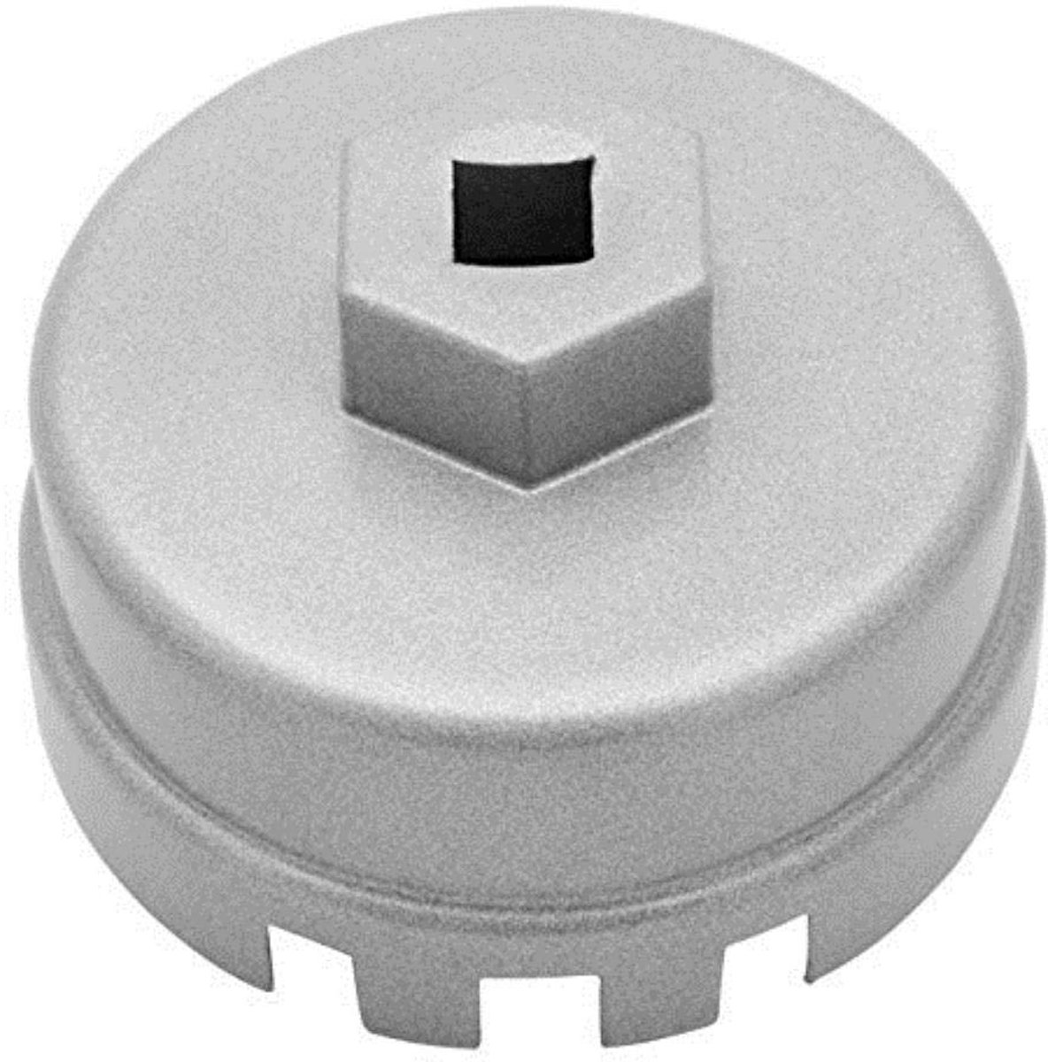Oliefilter verwijderingsdop moersleutel dopsleutel remover tool voor universele auto-voor toyota prius corolla rav4 lexus (zilver)