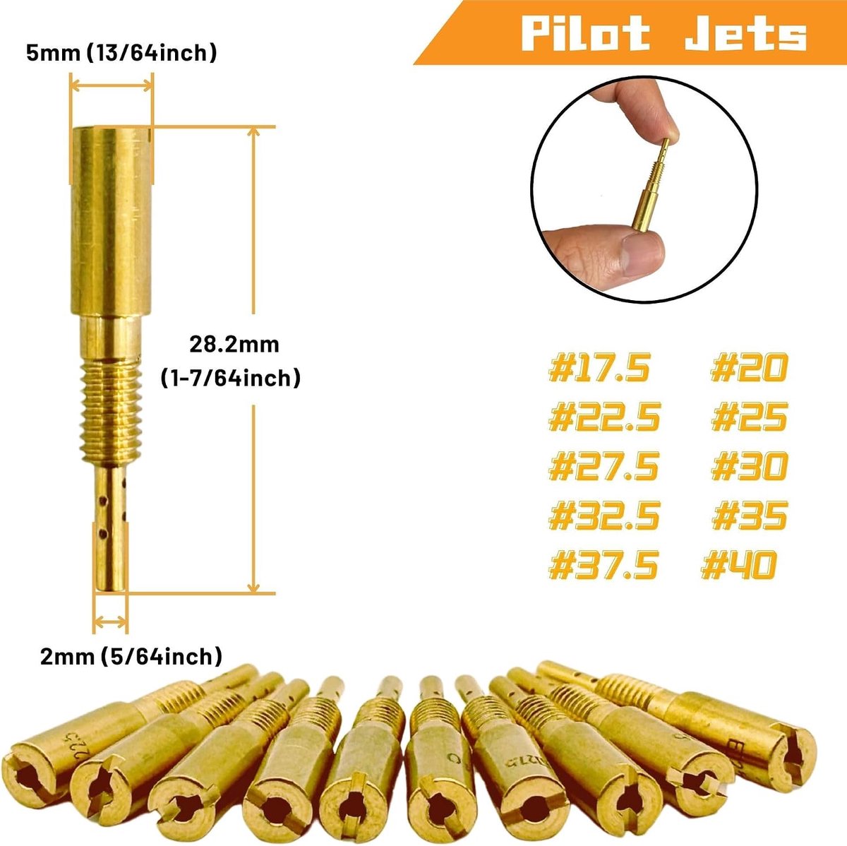 30 Stuks voor Mikuni Carburateur Hoofdjet en Pilot Slow Jet Kit Groot Rond N100.604 & VM28/486