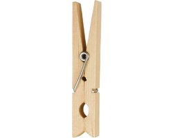 MSV Houten Wasknijpers – Set Knijpers van Hout voor Alle Soorten Wasgoed – Praktisch Ontwerp – 10 cm