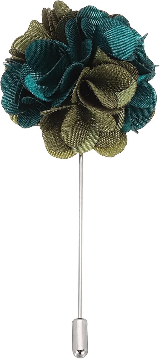 Bloem Boutonnieres Pin, Reversspeld voor Mannen Camelia Bloem voor Bruiloft Afstuderen Verjaardag Broche Afstuderen Outfit Accessoires, 1.57 x 3.15 inch / 4 x 8 cm