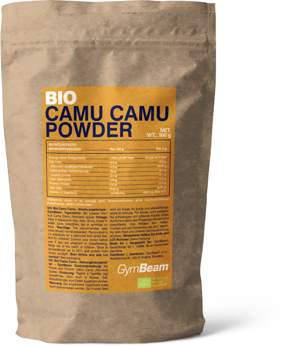 GymBeam BIO Camu Camu 100 g