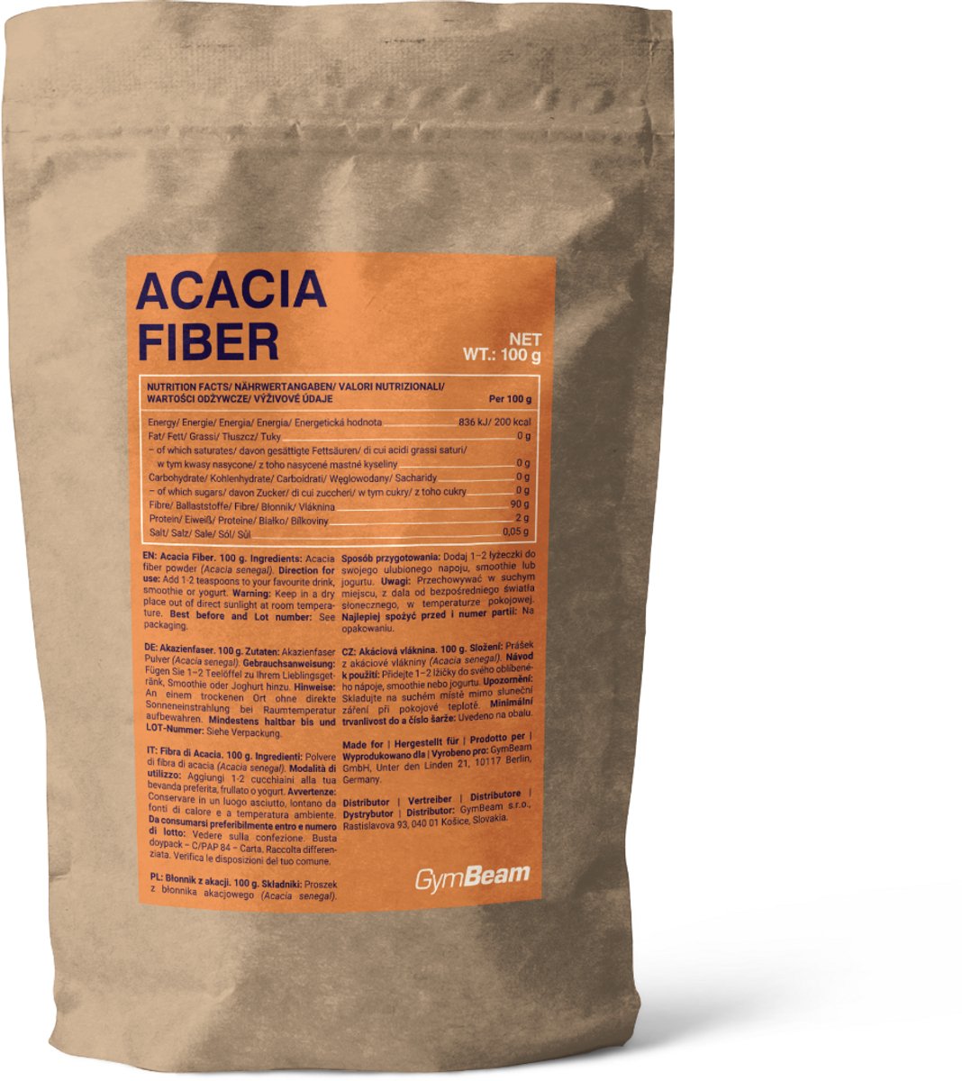 GymBeam Acacia Vezel 100 g