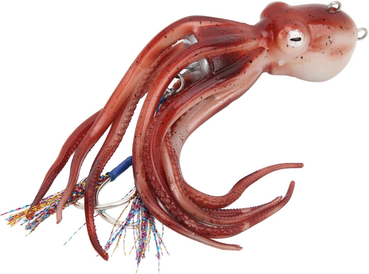 inktvis aas kunstspray inktdesign rood 300 g aas vissen octopus aas voor zeevissen accessoires