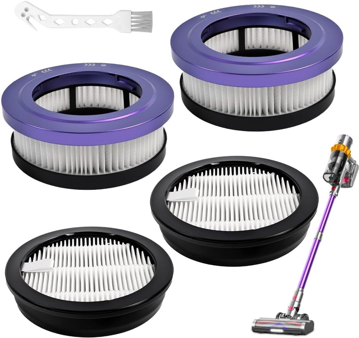 4-delige set voor filters