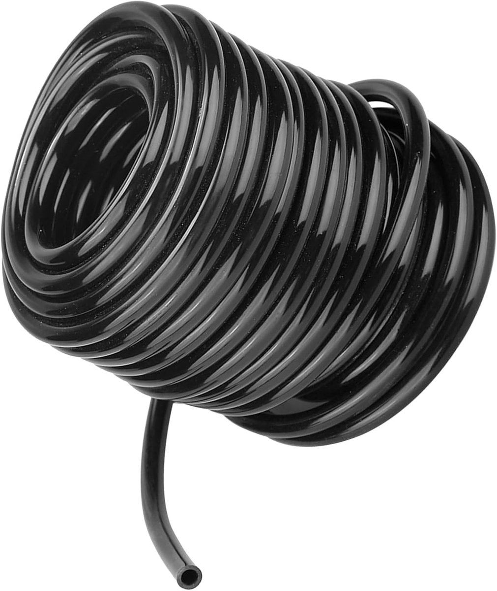 Diameter Irrigatiebuis 10M Rubberen Buis Pvc-kunststof Zwart Pvc-kunststof Heavy Duty Flexibele Industriële Landbouw Gazon Tuin Waterirrigatieslang (10M) (20 m / 65,6 ft)