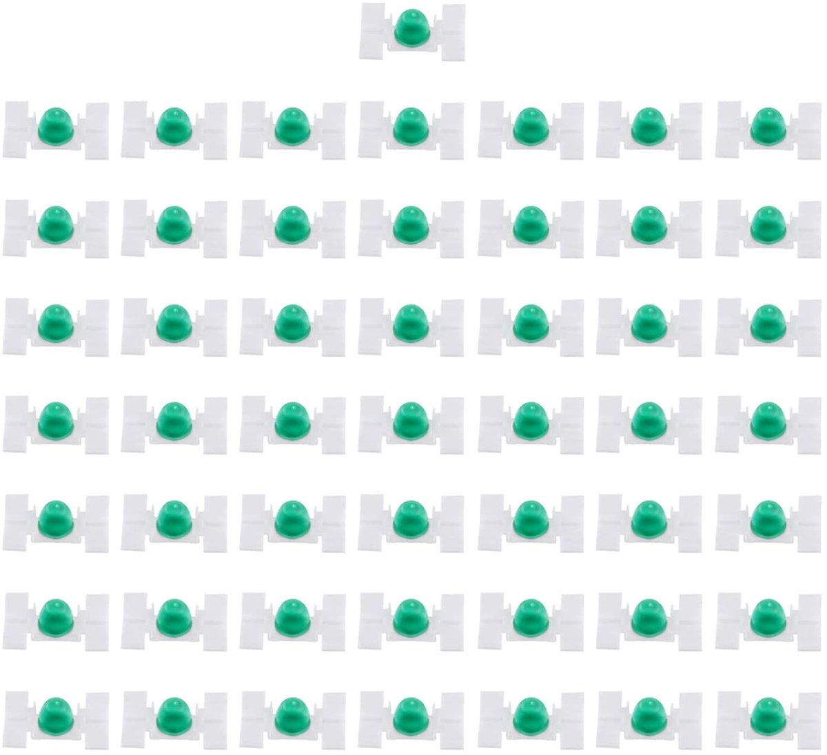 50 PCS Auto-deur Molling Trim Clips Plastic Bevestigingsmiddelen voor 3-serie E36 E46, Bumperclips, Autodeurclips, Automatische Vormonderdelen