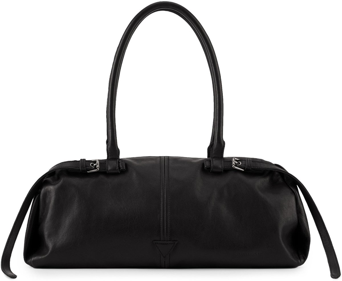 FREDsBRUDER Leren handtas Already Yours Collection Sausage Bag Black zwart