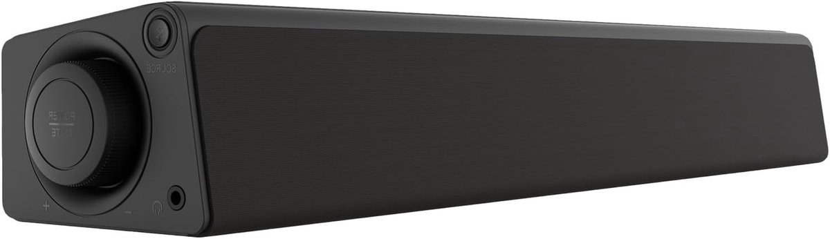 Soundbar Luidspreker - Mini Soundbar - Film Geluid Verbeteren - Compact Design - 12 W - Zwart