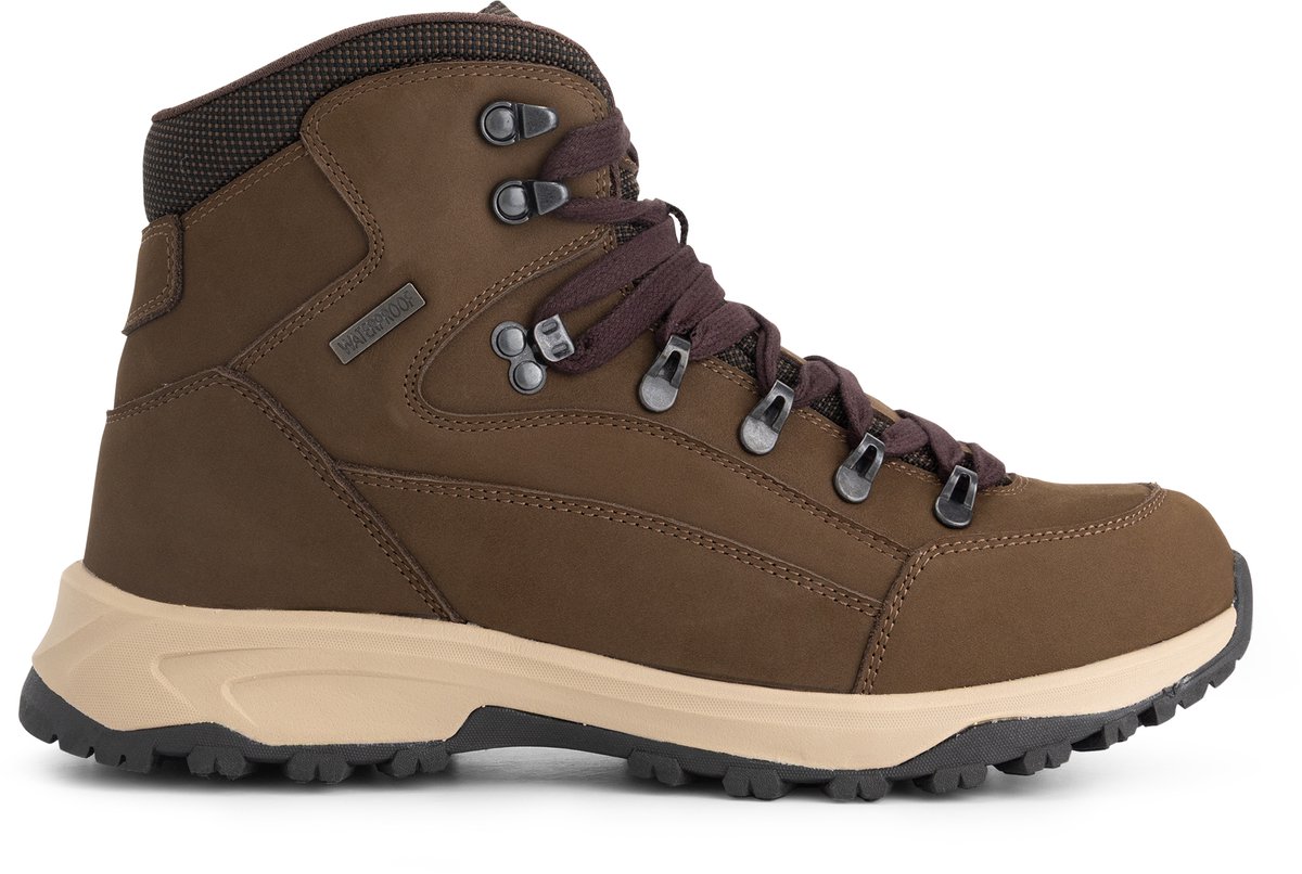 Travelin’ Pello Heren Halfhoge wandelschoenen Waterdicht Bruin