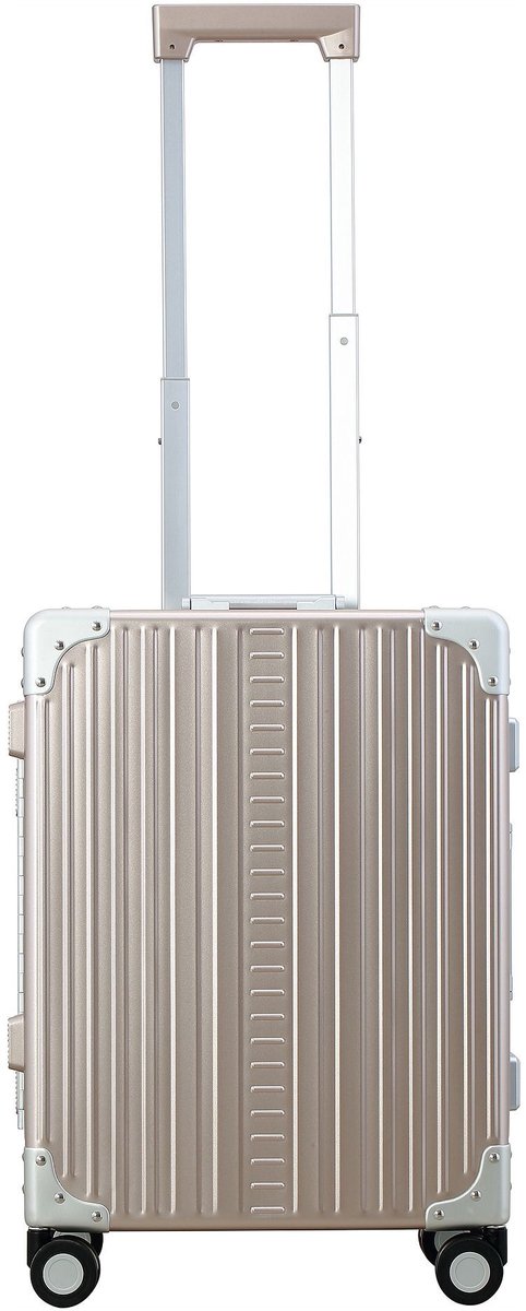 Aleon Fortis aluminium Cabinewagen met 4 wielen, 54 cm - Harde bagage - TSA slot - rosegold