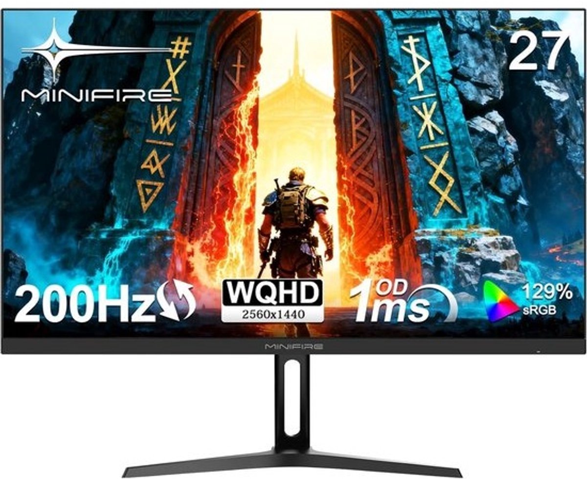 27 inch Gaming Monitor 200Hz Snel IPS Paneel
