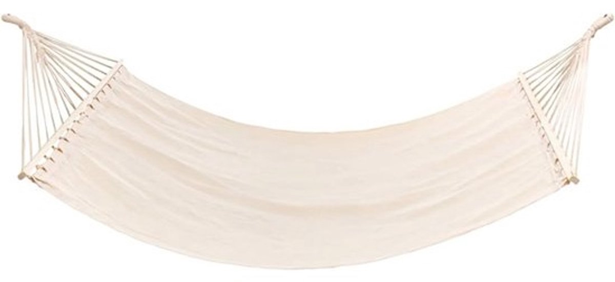 Grote Hangmat voor 2 Personen met Houten Spreidstok -- Comfortabel en Stevig