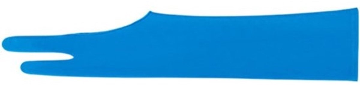 Digitale Tekenhandschoen - Kunstenaars Handschoen - Grafisch Tekenen - Vlekbestendig Ademend - Maat M - Blauw