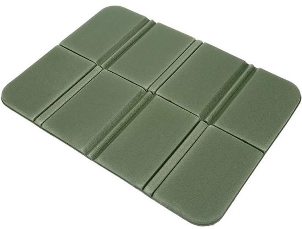 Picknickkussen - Opvouwbare mat - Outdoor zitten - Waterdicht XPE schuim - 38.5 x 27.5 cm - Groen