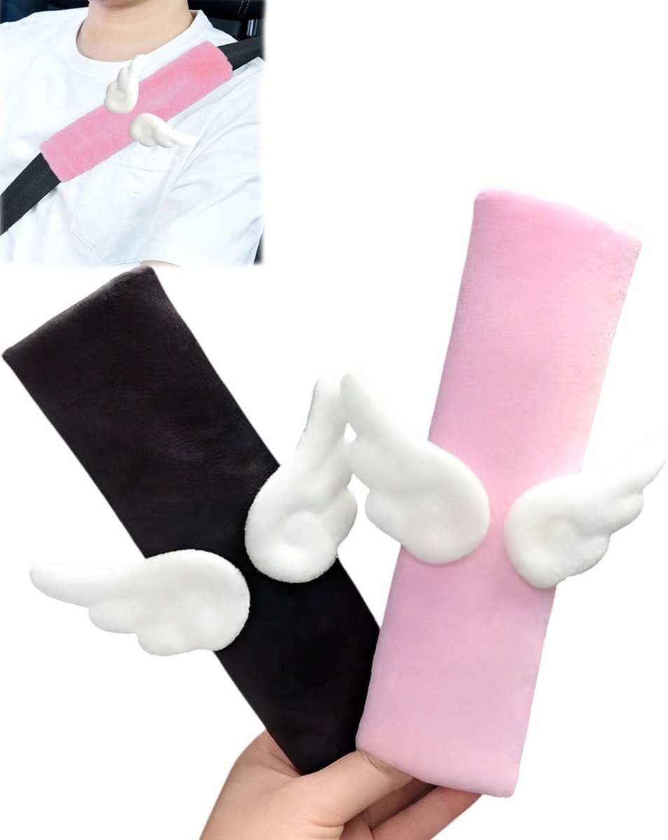 Zachte en Comfortabele Autogordel Pads voor Volwassenen en Kinderen, Verwijderbaar en Beschermend voor Nek en Schouders, Ideaal voor Lange Rit