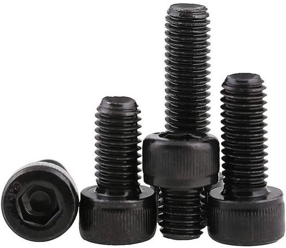 Koolstofstaal Bouten - Zeskantschroeven Cup Head - Robuuste Bevestiging - Hoge Treksterkte - M10 x 45mm 5 stuks - Staal