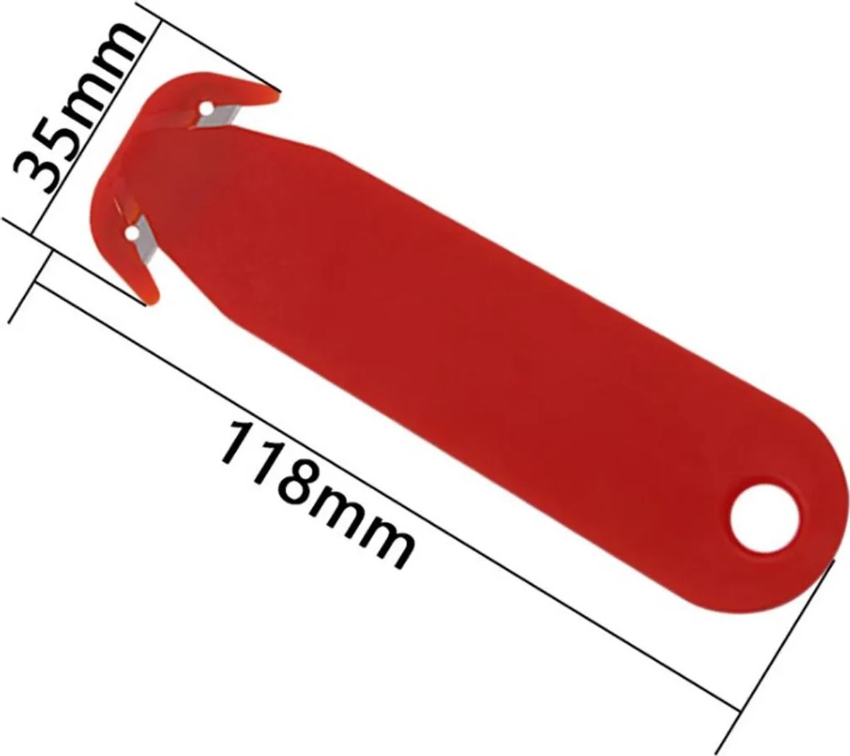 Verpakkingopener, metalen doosopener, universele veiligheidssnijder van roestvrij staal, Geschikt voor thuis- en kantoorgebruik.