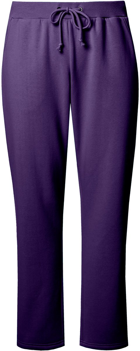 Ulla Popken - Dames - Sweatpants heerlijk zachte binnenzijde - Donker violet - Maat 66+