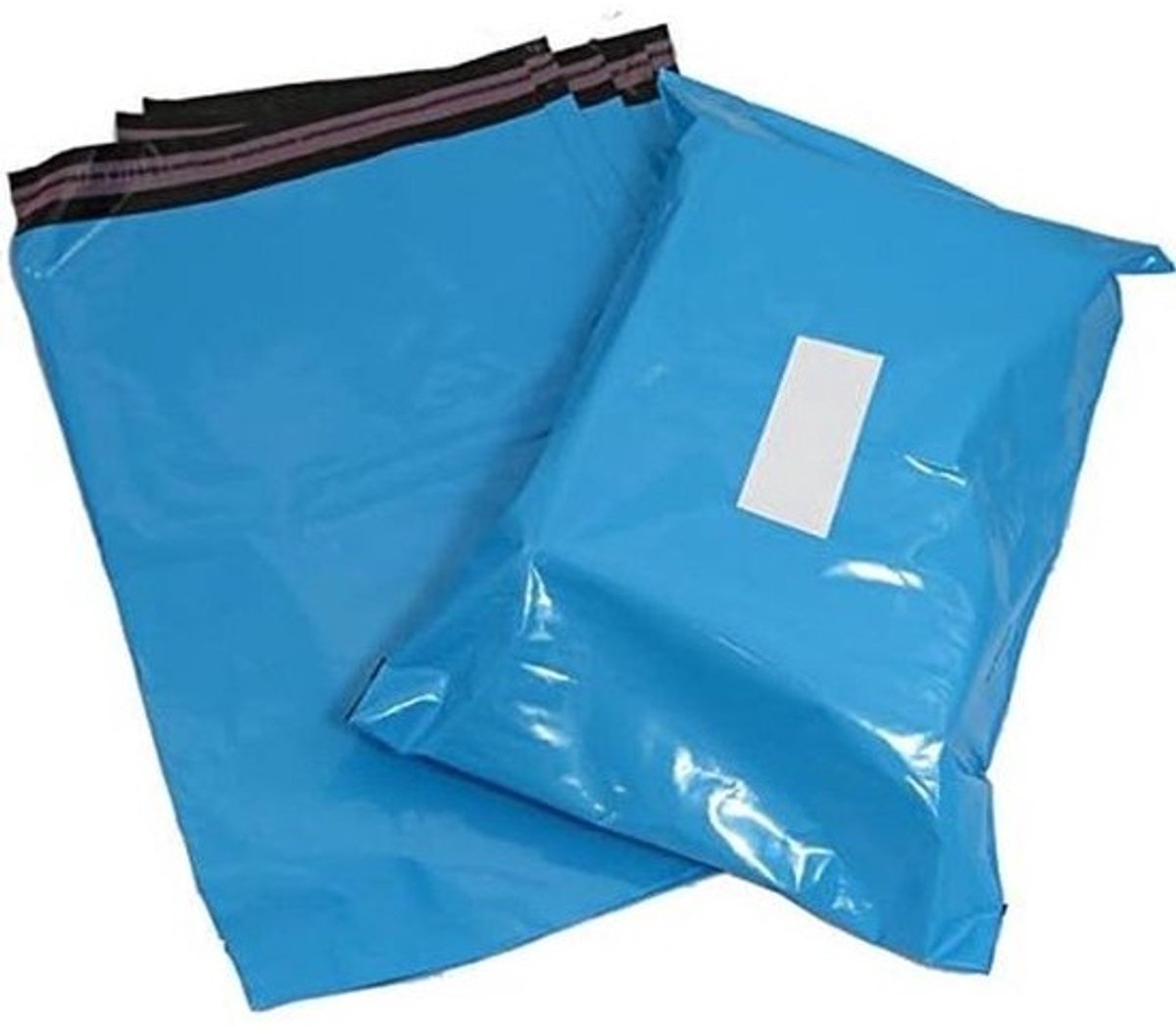 Plastic Envelop Tassen - Verzendzakken Plastic - Artikelen Verzenden - Waterdicht Ontwerp - 500 stuks - Babyblauw