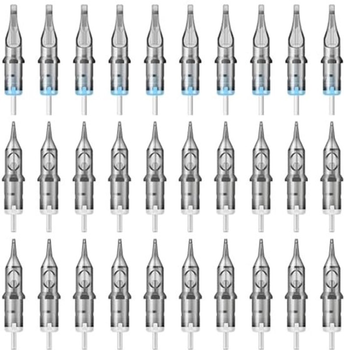 Set van 30 Tatooine Tattoo Cartridges Naalden - Ronde Liner Naaldpatronen 3RL 5RL 5M1 7M1 voor Tattoo Machines