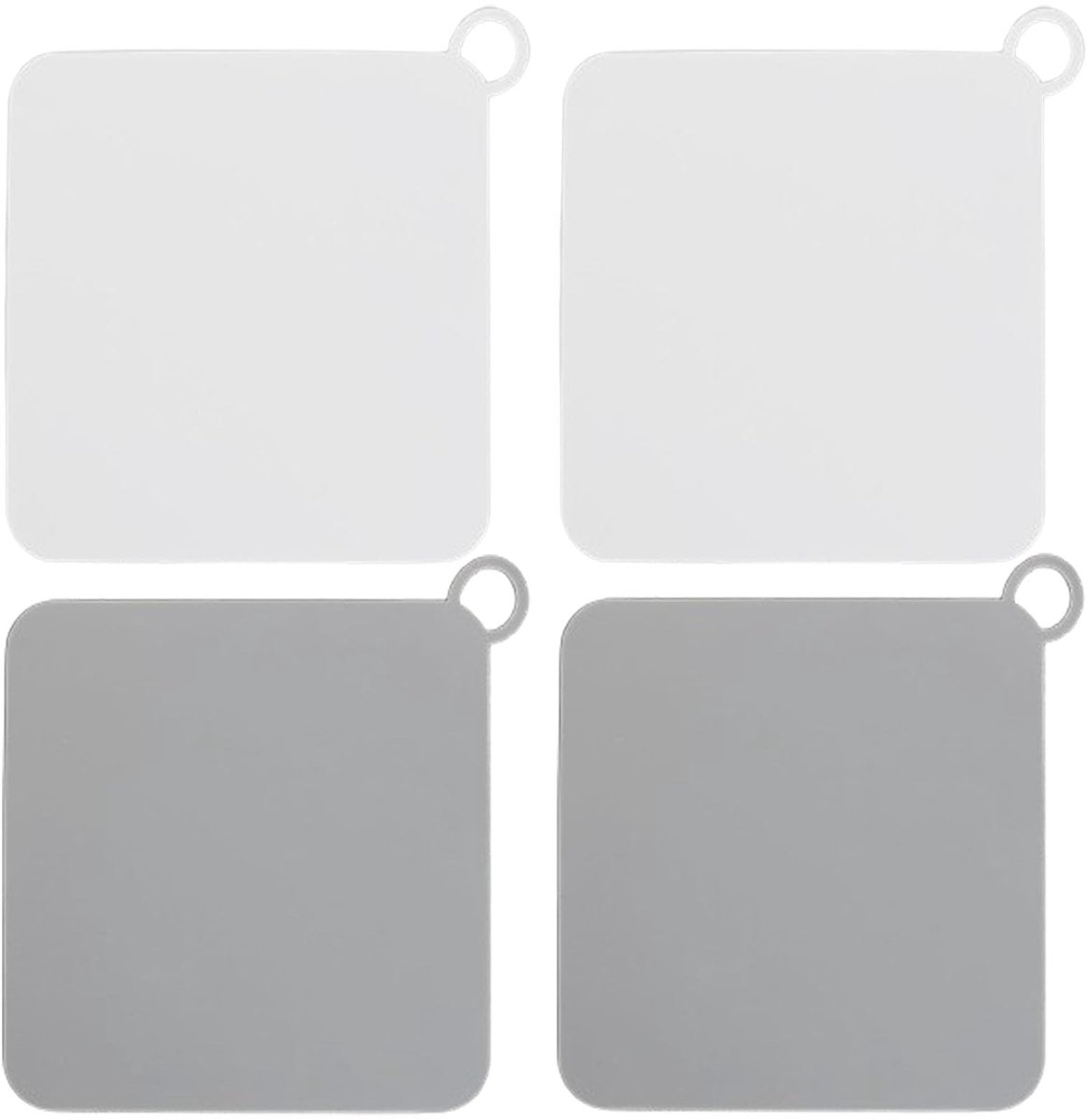 4 Stuks Silicone Afvoerstop & Vloerputafdekking - Geurbestendig - Voor Keuken, Badkamer, Wasruimte & Riolering