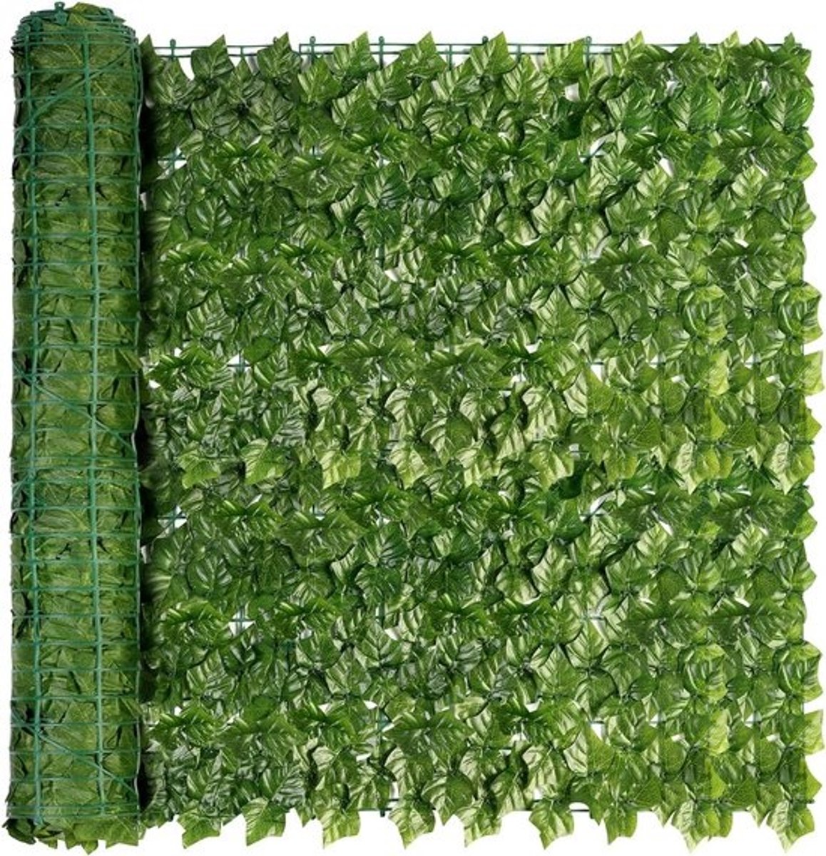 Kunstmatige Klimop Haagelement - Nep Privacy Scherm - Balkon Afschermen - Weerbestendig Plastic - 1x3m - Groen
