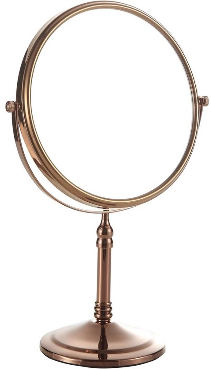 Ronde Make-up Spiegel met 1x en 3x Vergroting, 360 Graden Draaibaar