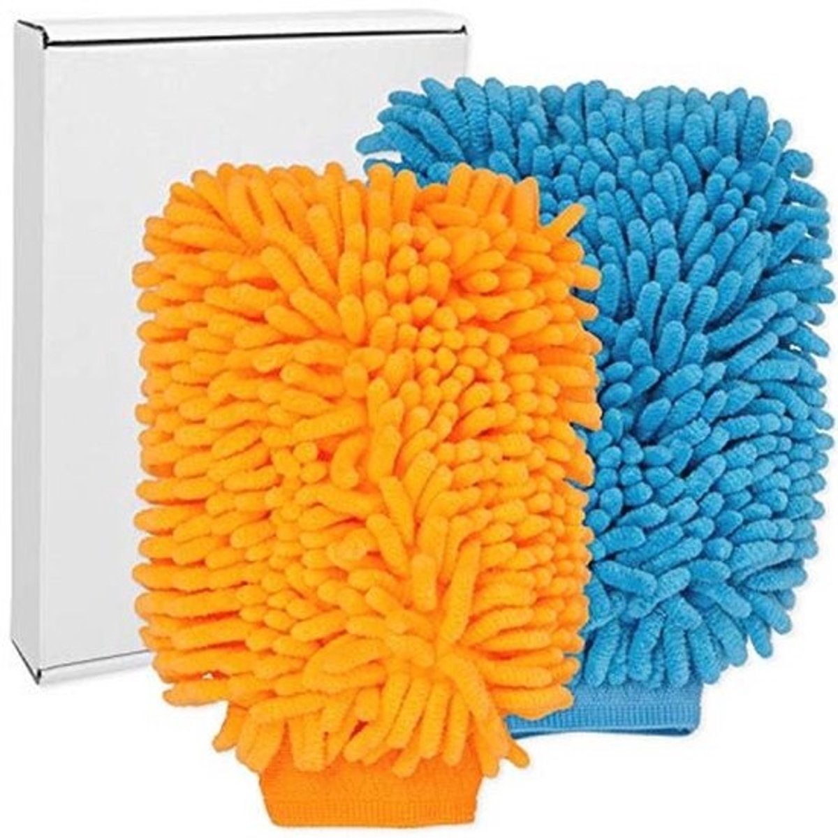 Microvezel Auto Washandschoenen - Extreem Absorberend en Zacht voor Streeploos Schoonmaken