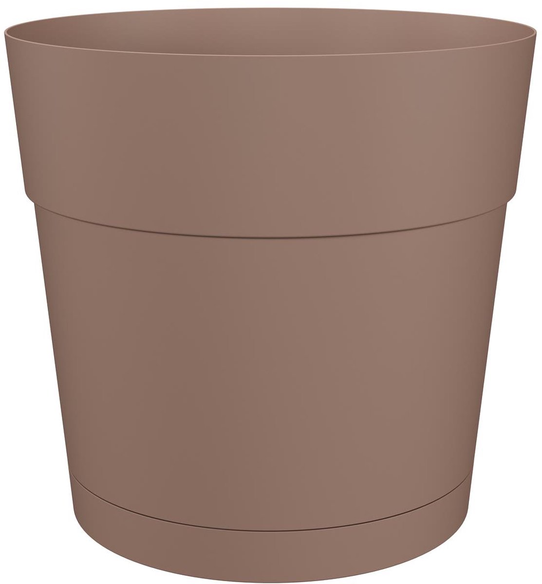 Artevasi Capri plantenbak taupe met waterreservoir 25 cm