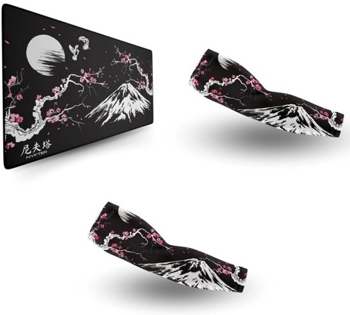 XXL Gaming Muispad Wit 90x50 cm met Arm Sleeves - Waterdicht & Precisie Ondergrond