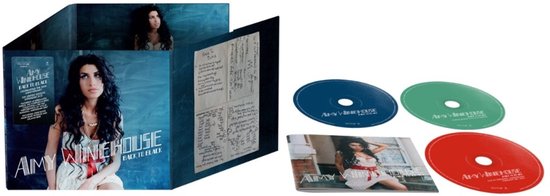 Amy Winehouse Back to Black 20th Anniversary Edition boxset met drie cd's.