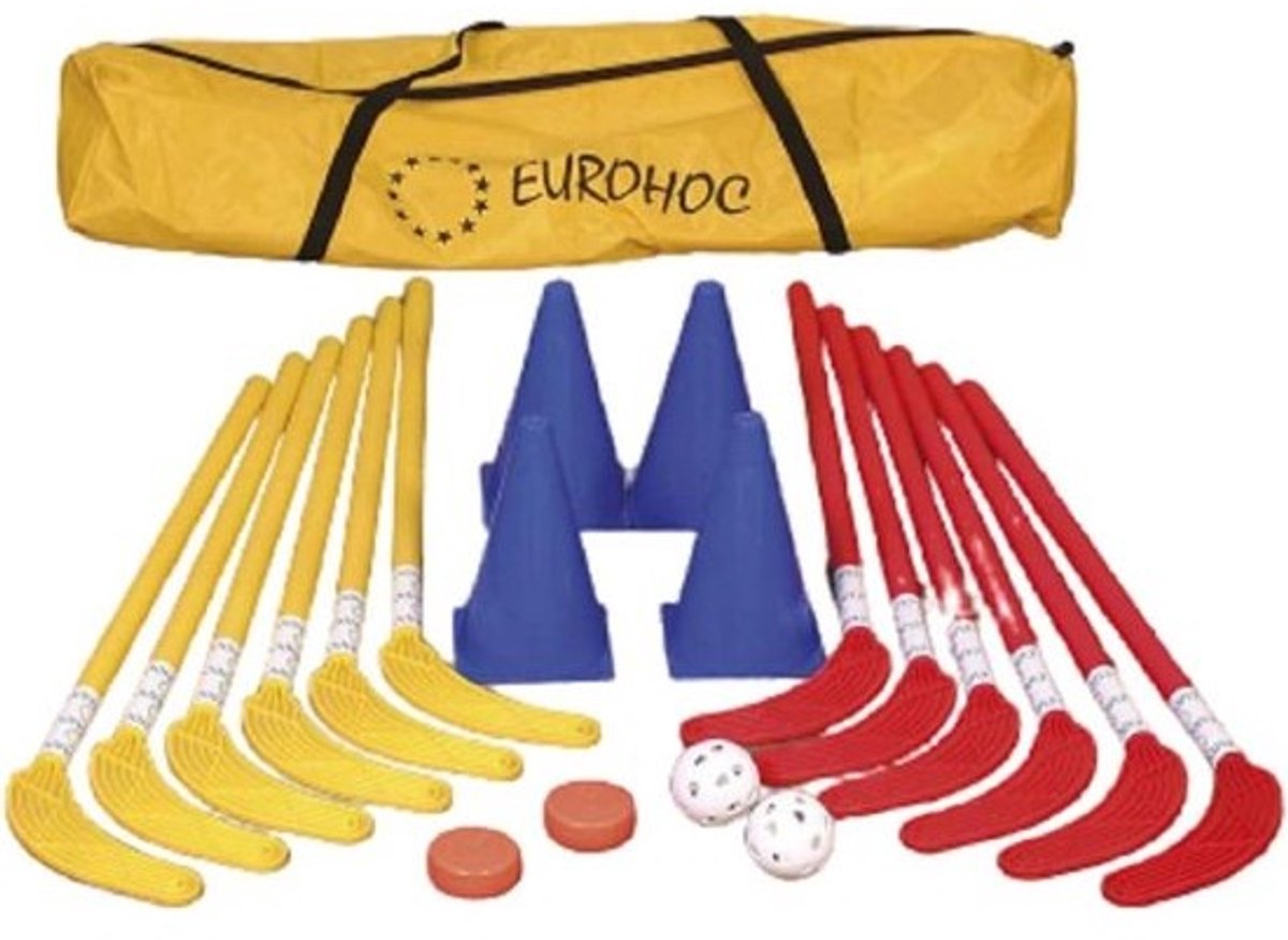 Complete Set Hockey Trainingsmateriaal: Sticks, Pucks, Ballen en Kegels