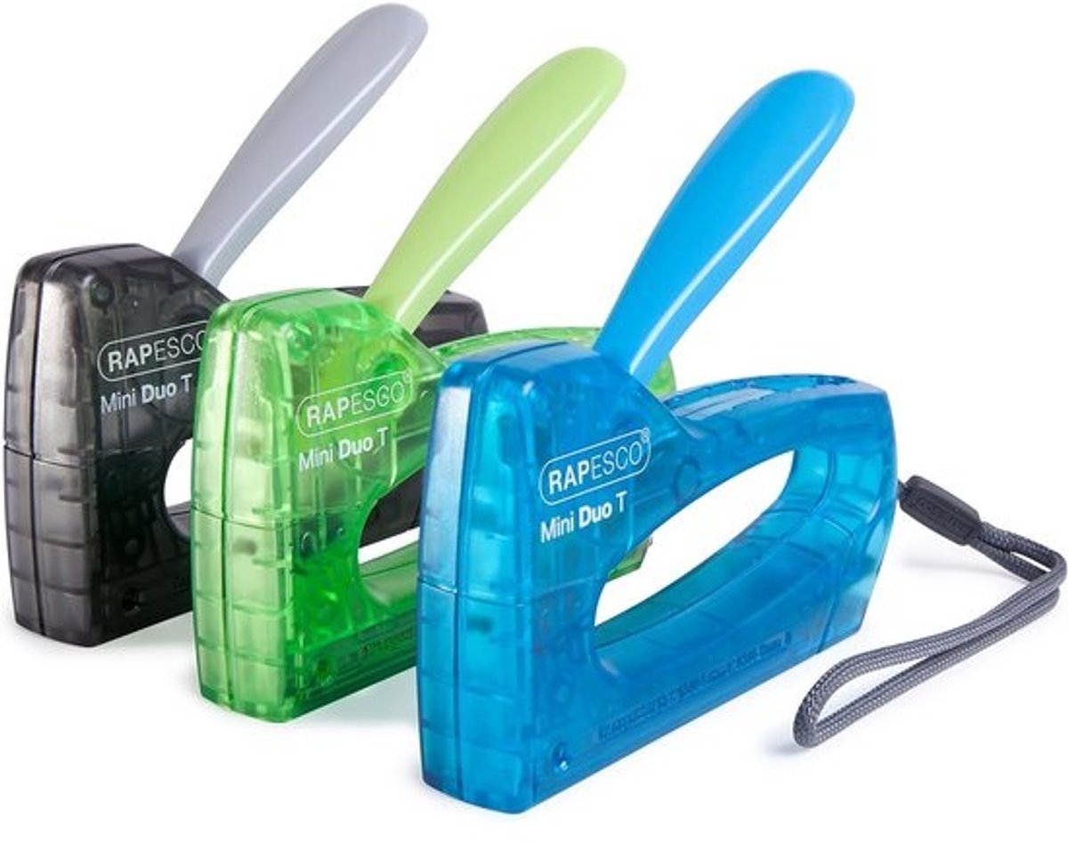 Set van 3 Compacte Nietpistolen met Nietjes voor Kleding en Decoratie