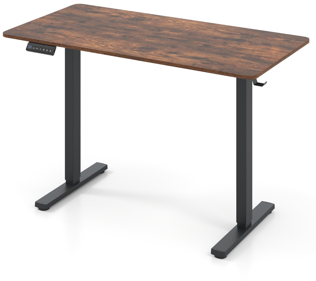 SureDeal® - Bureau - Elektrisch Hoogte Verstelbaar - 120x60x73 cm - Koffiebruin
