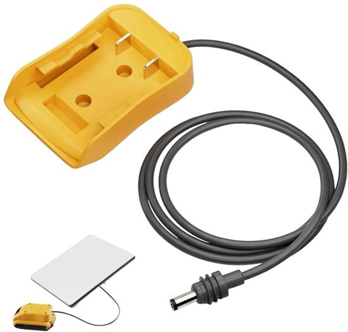 Starlink Mini Stroomadapter - DC Voedingskabel - Draagbare Internetvoorziening - Dewalt Batterij Compatibel - 1 meter kabel - Zwart