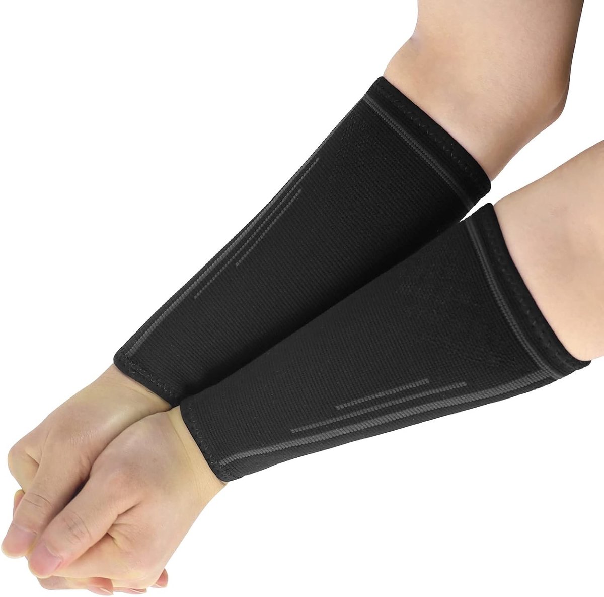 Versterk je spel met volleyball arm guards voor dames en heren - comfortabele armwarmers, polssteun en accessoires in zwart, 1 paar