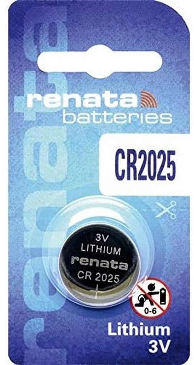 Renata CR2025.CU lithium knoopcelbatterij 165 mAh