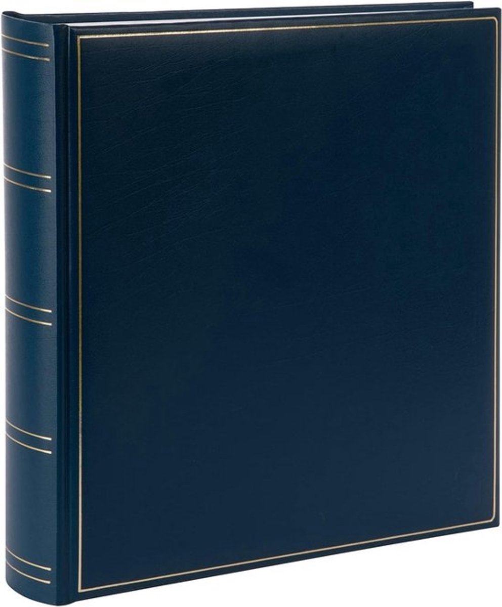 Fotoalbum Classic 30x31 cm met 100 pagina's en pergamijn tussenbladen - Kunstleren omslag met gouden reliëf - Scrapbook album voor tot 600 foto's