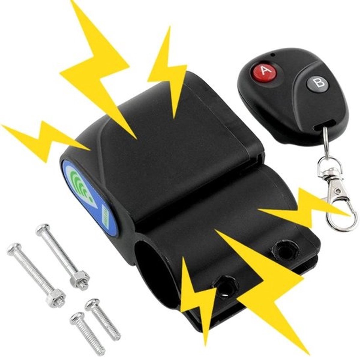 Draadloos Fiets- en Motorfiets Alarm met Afstandsbediening - Hoge Beveiliging