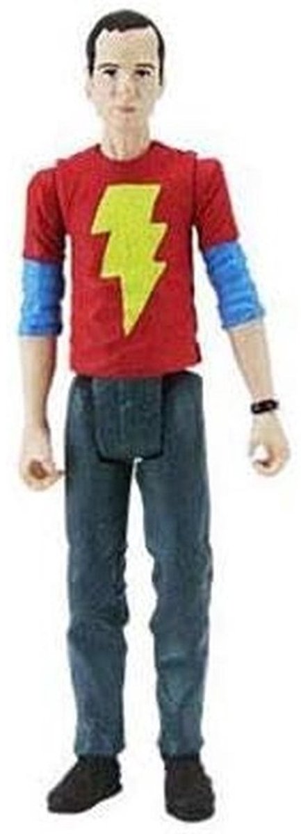 Sheldon Cooper T-shirt met Shazam-figuur