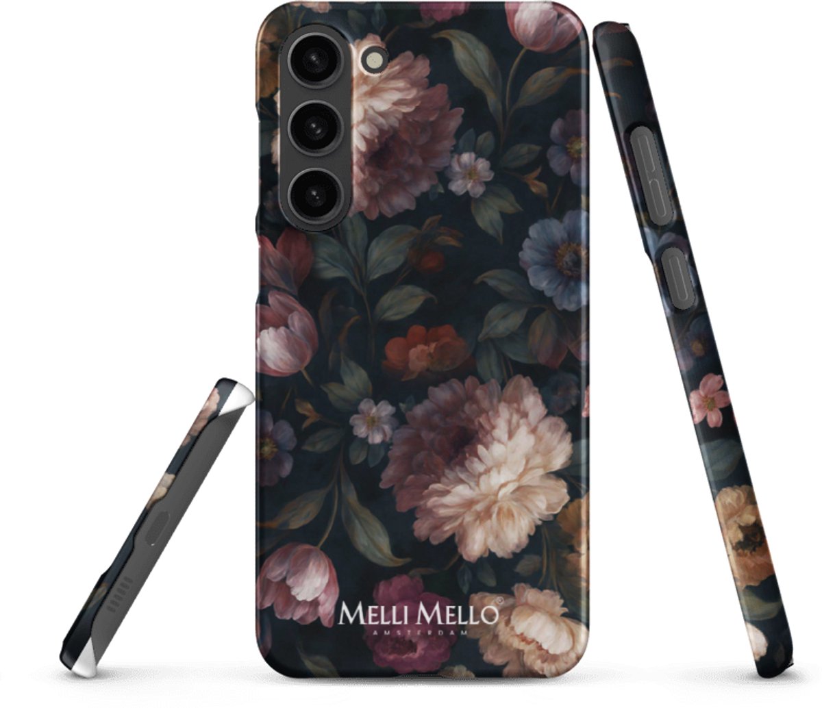 Melli Mello Telefoonhoesje Noir Bloom (Hard Case) - Samsung Galaxy S23 Plus